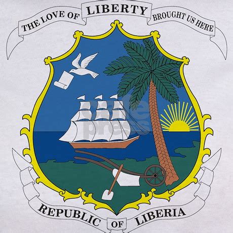 Liberian Coat of Arms Tee by liberiacoat