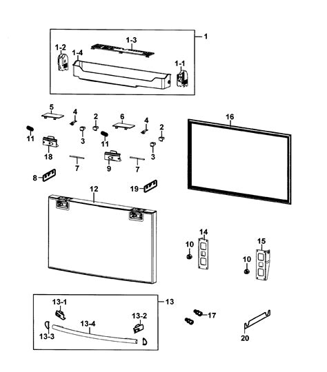 Samsung Rf4289harsxaa 0001 Display Control Cover Assembly