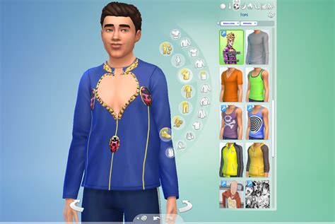 Sims 4 Mods: Giorno Giovanna Sims 4 Outfit