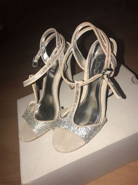 Gold Nude Heels Stiletto Women S Fashion Footwear Heels On Carousell