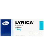 Lyrica 75 mg 28 cápsulas