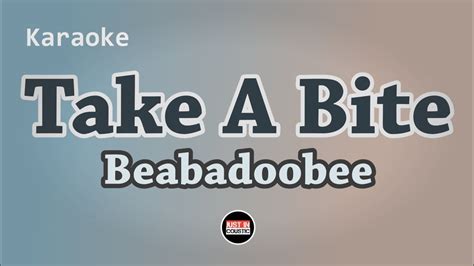 Beabadoobee Take A Bite Karaoke With Lyrics Youtube