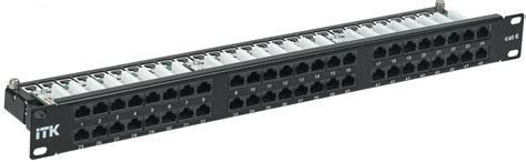 Патч-панель 1U кат 6 UTP 48 Dual IDC высокой плотности артикул PP48 ...