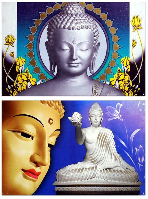 Lord Buddha - Set of 2 Posters