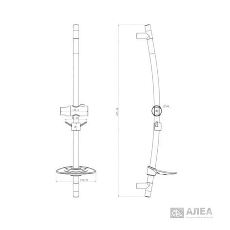 Душ штанга lemark 8064c с мыльницей - купить в Сочи по выгодной цене