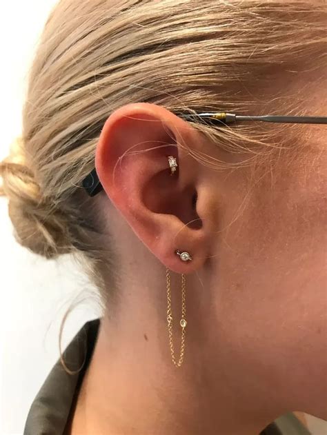 Ear Piercing Ideas That Ll Give You The Chicest Curated Lobe Ear