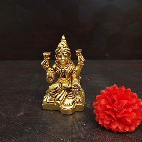 Brass Lakshmi Devi Statue 3 Brass God Idols VgoCart Coimbatore