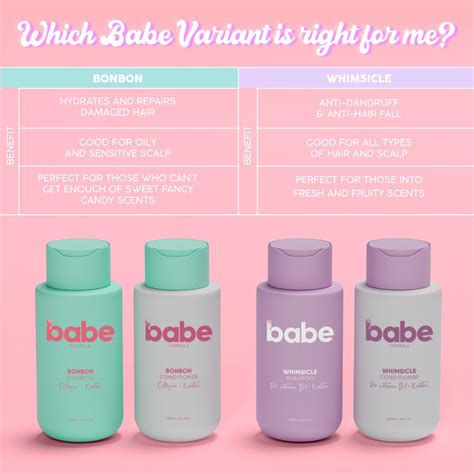 Babe Formula Shampoo Conditioner Ml Bonbon Whimsicle Nectar Blossom Shopee