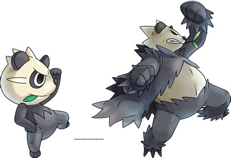 Pancham And Pangoro By Nganlamsong On Deviantart