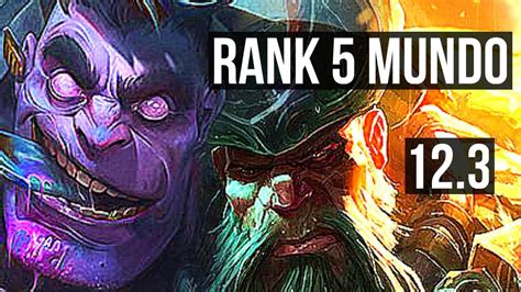 Dr Mundo Vs Gangplank Top Rank Mundo M Mastery