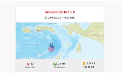 Gempa M5 1 Guncang Maluku Tidak Menimbulkan Tsunami Okezone Nasional