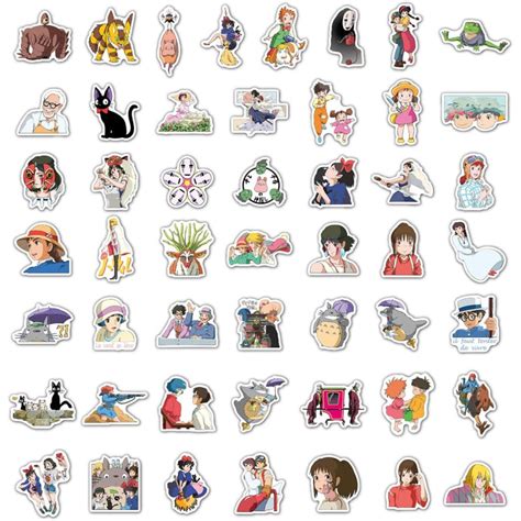 Studio Ghibli Sticker Pack 1 100 Vinyl Klistermærker