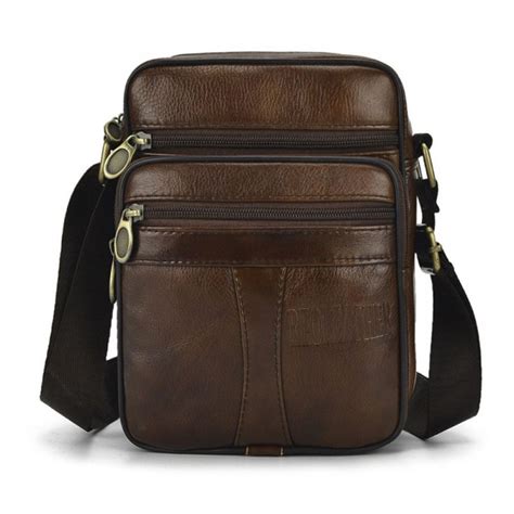 Messenger Crossbody Bags Briefcase Handbag Tote Men Leather Business