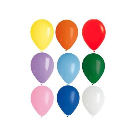 Globo Latex 9 Standard Surtido Paquete X 100 Unidades Olego