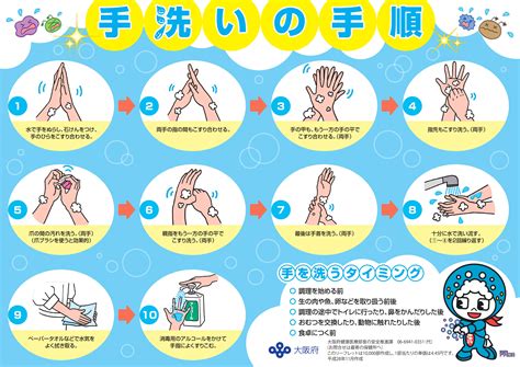 飲食店舗様向けお役立ち情報手洗いの手順