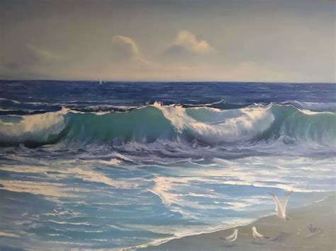 Mediterranean Sea Oil Painting By Vasil Vasilev Absolutearts