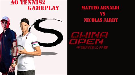 Matteo Arnaldi Vs Nicolas Jarry China Open 09 30 2023 Gameplay