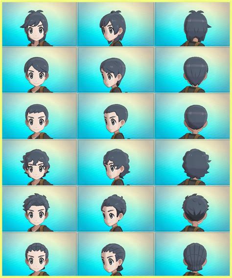 Pokemon Sun And Moon Male Hairstyles 293437 16 Contemporary Pokemon Sun