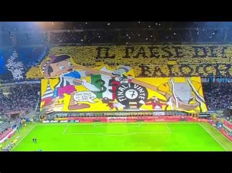 Inter Juventus Coreografia Curva Nord Milano Youtube