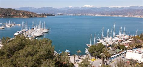 Buchten Und Yachth Fen Der Bucht Von Fethiye In Der T Rkei