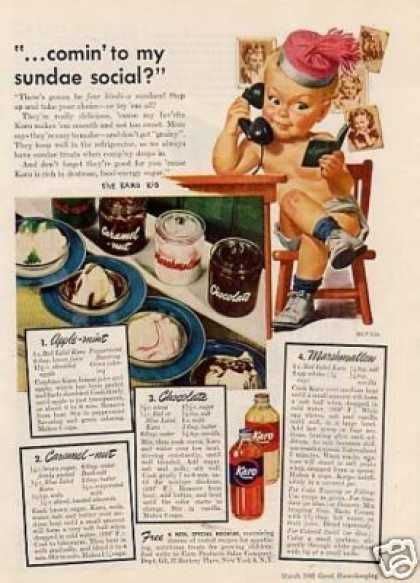 Oh Yes Karo Syrup Vintage Recipes Vintage Ads Vintage Advertisements