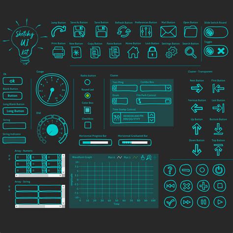 Sketchy Ui Controls Kit Rafa Solutions