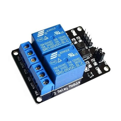 MODULO RELE 5V 10A DE 2 CANALES PARA ARDUINO ARM PIC AVR DSP RELAY