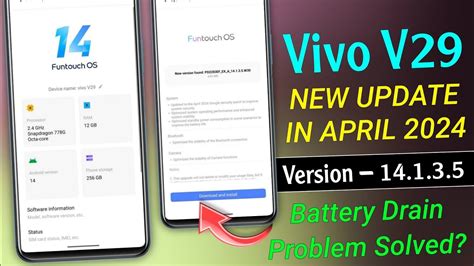 Vivo V New Update In April Vivo V Battery Problem Vivo V