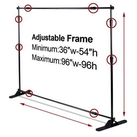 Adjustable Folding Banner Stand Folding Backdrop For Events At