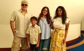 Ajith Kumar spends quality time with wife and children - Shalini's emotional message with ...