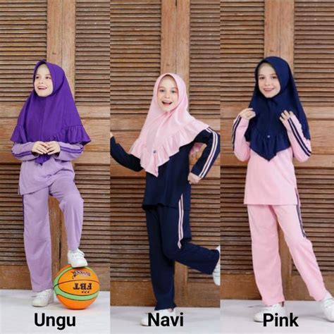 Jual Baju Olahraga Anak Perempuan Setelan Olahraga Anak Pakaian