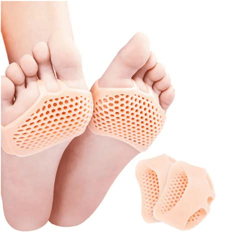 Metatarsal Pads Toe Separator Gel Metatarsal Cushion Toe Separators 4 Pcs New Material