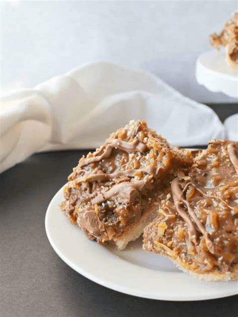 Samoas Cookie Bars Recipe Story - Saving Dollars & Sense