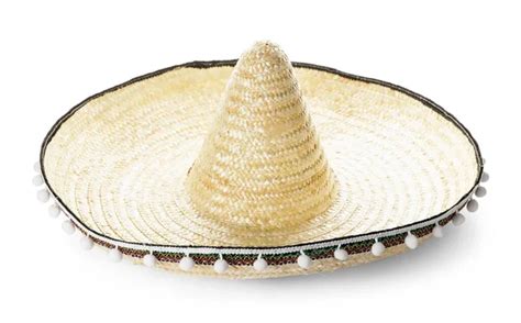 Mexican Sombrero White Background — Stock Photo © serezniy #470744502