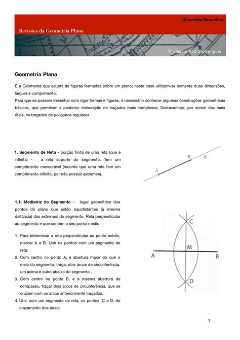 3 Divisão da Circunferência Professor Pedro Berenguer Geometria