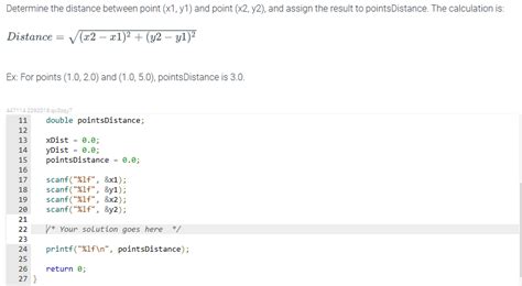 Solved Determine The Distance Between Point Mathrm