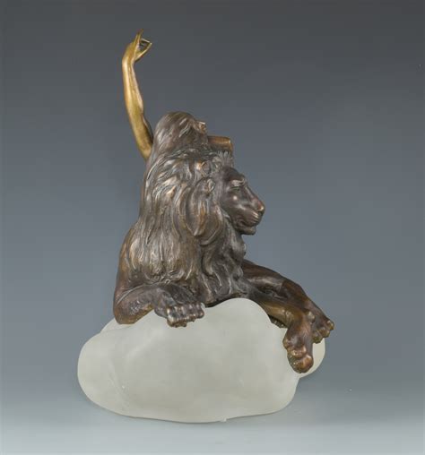 Lot Russian Misha Frid Bronze Nude W Lion Case Auctions