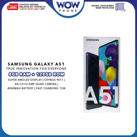 Samsung Galaxy A51 Price in Malaysia & Specs - RM1029 | TechNave