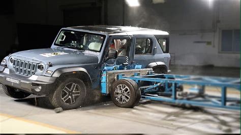 Bharat Ncap Crash Test Mahindra Thar Roxx Secures Star Safety Rating