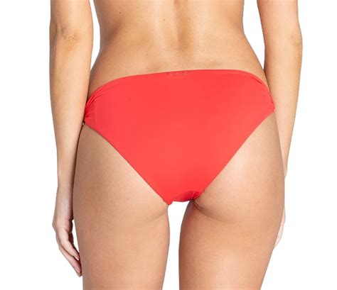 Billabong Sol Searcher Lowrider Bikini Bottom Sunset Red