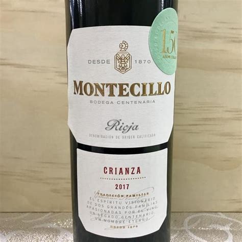 Montecillo Rioja Crianza 2017 750 Ml Liquorverse