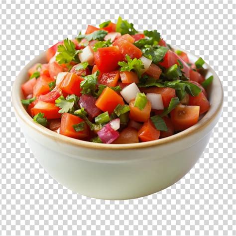 Premium Psd A Bowl Of Fresh Vegetables And Herbs On Transparent