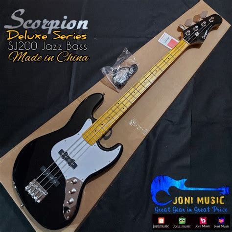 Jual Bass Scorpion Deluxe Series Sj200 Jazz Bass Original Shopee Indonesia