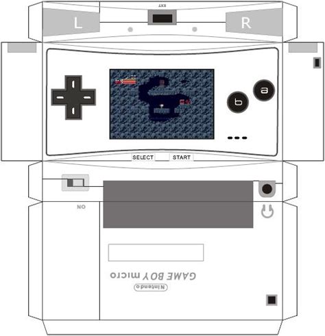 Gameboy Nintendo Box Template