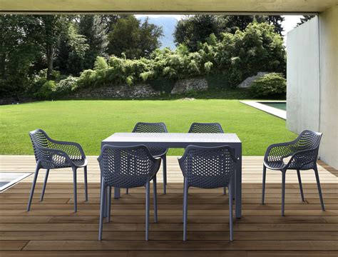 Tuintafel Ares Donkergrijs 140 Cm Siesta Garden Interiors