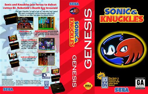 I Wasn T Able To Find A Good Cover Art Insert For Sonic Knuckles So