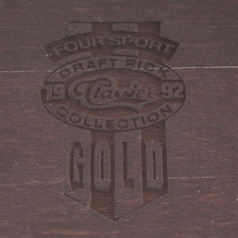 Classic Draft Pick Collection Four Sport Gold Card Set With High