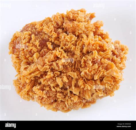 Crispy Chicken Burger Patty Stock Photo - Alamy