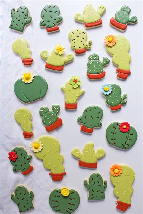 How To Make Cute Decorated Cactus Cookies Craftsy