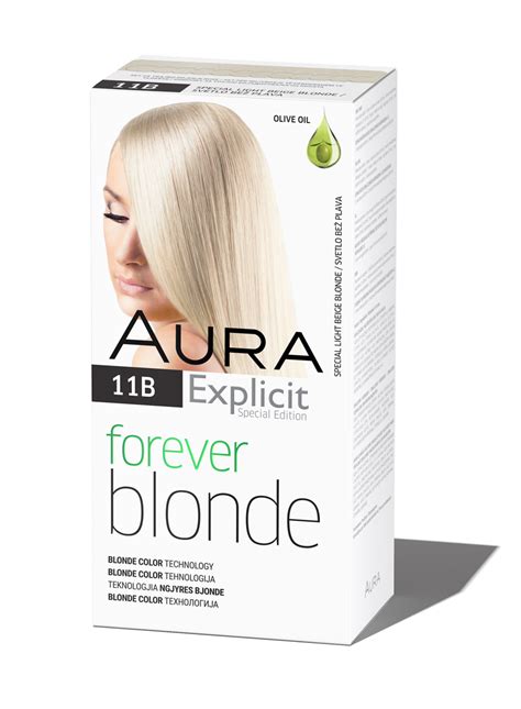 Set Za Trajno Bojenje Kose FOREVER BLONDE B Special Light Beige Blonde AURA